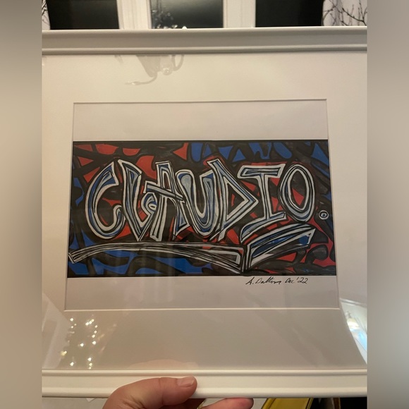 ⭐️Custom Graffiti Name/Word Sign - Framed!⭐️ - Picture 4 of 8